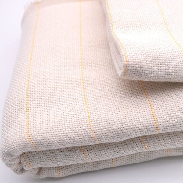 Hovedtuftingsvev, chiffongvev, munkeklær for tufting, markerte gule linjer Mattebakside, for mattuftingspistol Bruk-50*50cm