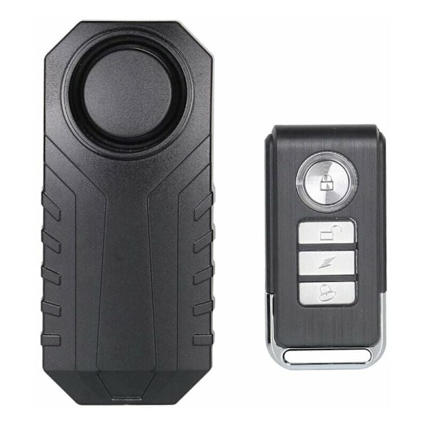 XJ-Cykelalarm, stöldskydd för motorcykelfordon med fjärrkontroll, 113 dB superhögt (1-pack)