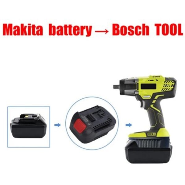 Makita-Adapter til elværktøj, konverter BL1815G, BSB18MTL, MT20BSL batteri, ABS, 1 stk