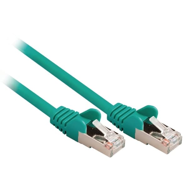XJ-CAT5e SF/UTP Nettverkskabel RJ45 (8P8C) Hann - RJ45 (8P8C) Hann 5.00 m Grønn