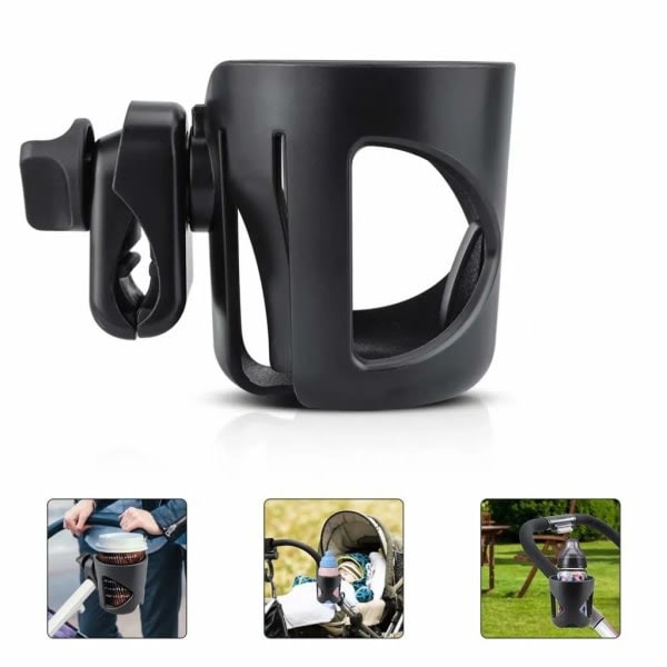 Vognkoppholder/Muggholder, Vogn, Universal Sykkelkoppholder, Baby, Drikkeflaskeholder, Babyflaske, Kaffekoppholder