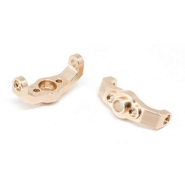 XJ-2 st Mässings Caster Blocks C-Hub Carrier 9733 för TRX4M -4M 1/18 RC Crawler Bil Uppgraderingsdelar Tillbehör