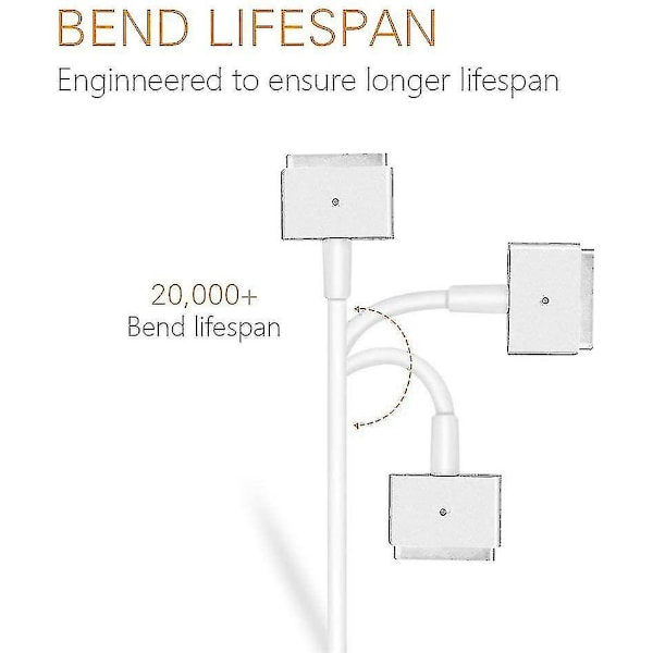 85W MagSafe 2 Strömadapter för Apple, 85WT-spets Strömadapter