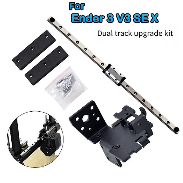 XJ-X-akse Skinne Oppgraderingssett for V3 SE MGN9H Styreskinne 300mm Høy Presisjon Kit 3D-skriver Tilbehør