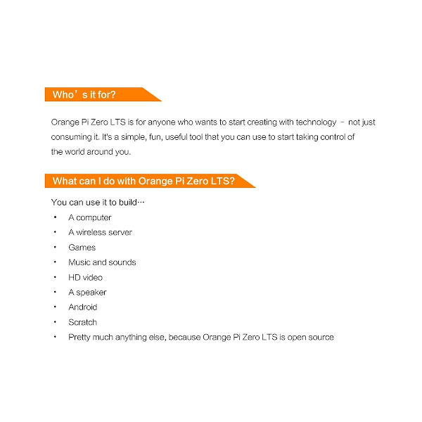 XJ-Orange Pi Zero 512mb H3 -kärna, öppen källkod Enkelkortsdator, Kör Android 4.4, Debian
