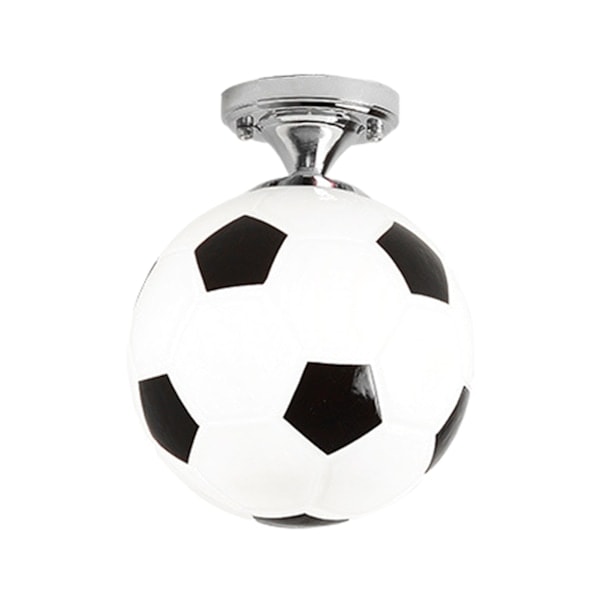 Fodbold LED loftslamper Lysende fodboldstang med sort