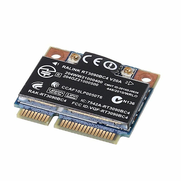XJ-Langaton verkkokortti 300m Wifi Wlan Bluetooth 3.0 Pci-e -kortti Rt3090bc4 Probookille