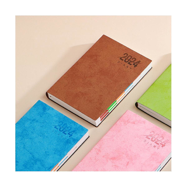 XJ-2024 A5 Ugeoversigt Kalender Helårsplanlægger Organizer Hardback Cover Med Gaveæske Sæt Til Jul