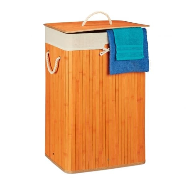 XJ-Tvättkorg bambu