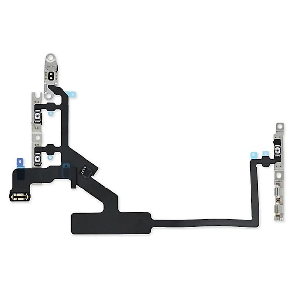 XJ-OEM-virtapainike ja äänenvoimakkuuspainikkeet Flex-kaapelin korvaus iPhone 14 Pro Max -puhelimelle (YJD)
