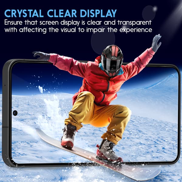 1-Pack Samsung S21 FE Privacy Screen Protector - Tempered Glass 9H - Super Quality 3D