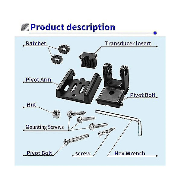 For 7400931 Xnt Givarfäste sensor Beslag Til Xhs Model Sensor agterspejl Monteringrd