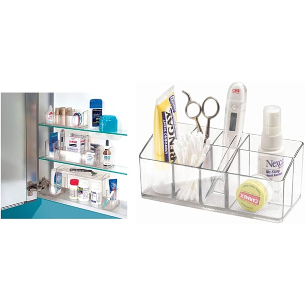 XJ-7-tommers Med Plus Linus Organizer, Transparent