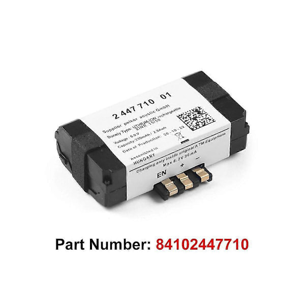 SOS Nødbatteri 84102447710 84109361678 For F20 F22 F40 G30 F90-haoyu Som Vist