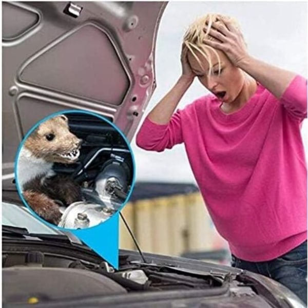 Ultraääni-näätäkarkotin autoon, autotalliin, kotiin, karkottaa näätät, ketut, pesukarhut ja jyrsijät