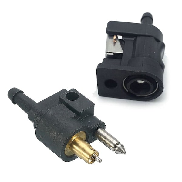 1 Sarja 1/4 \" 6mm Polttoaineletkuadapteri Putkiliitin Yamaha Perämoottorille