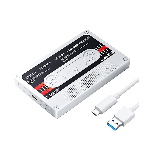 XJ-2.5inch Harddisk Kabinet Sata Til Usb3.0 Ekstern Harddisk Case 6gbps Type-c Hdd Case Med Di