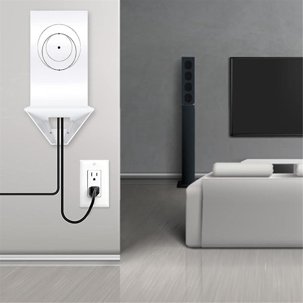 XJ-Router Stand Vægbeslag Til Gen 2, Robust Router Stand Med Skruemonteringssæt