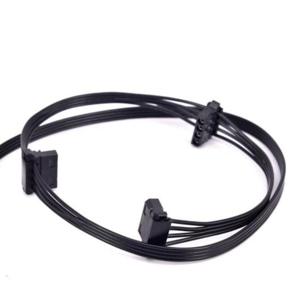 XJ-2x 5pin 1 Till 3 Perifer 4 Pin Molex Ide/15 Pin Sata 5p Psu Strömförsörjningskabel För V550 V650 V700