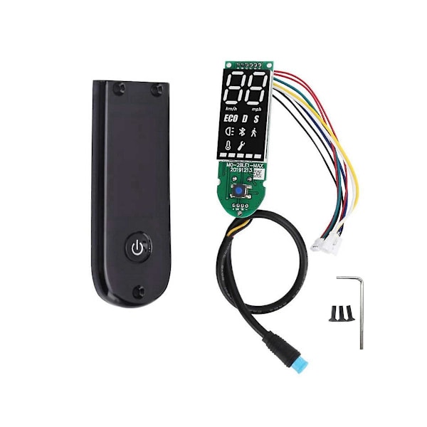 XJ-Elektrisk Scooter BT Digital Display Instrumentpanel Med Displaypanelskydd För Max G30