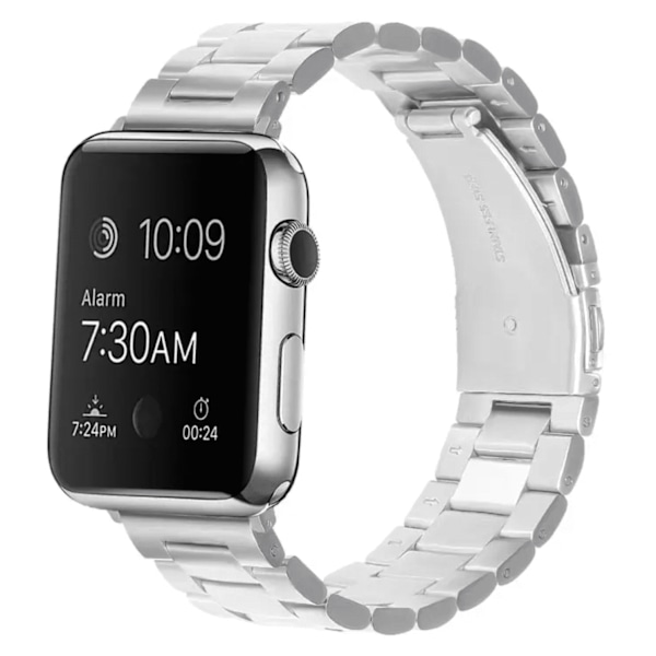 XJ-Lyxigt metalarmbånd i rustfrit stål - Rustfrit - Elegant & Holdbart - Til 42 mm / 44 mm / 45 mm / 49 mm