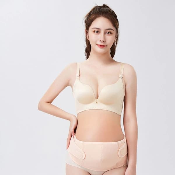 Underkläder Gravidbälte Abdominal Bander BEIGE L beige L[XJ]