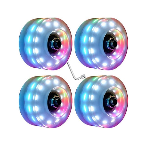 XJ-4 Stk. 32x58mm 78a Lysende Rulle, Lysende Remhjul Med Lejer, Skateboardtilbehør