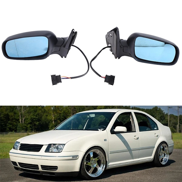XJ-Right Yttre Backspegel Komplett Dörrspegel Komplett För Mk4 Golf 4 1998-2005 1j1857508d