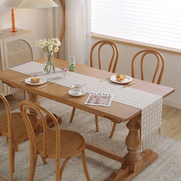 Bordløper Gårdshus Bordløper Gårdshusduker Brun 32,8x183 cm-32,8x183 cm