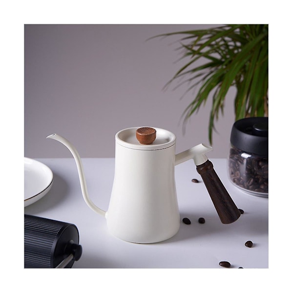 Kaffekanne Melkeskumkanne Mugge Svanehalskjele Tut Rustfritt Stål Kaffe Te Melkekjele Ket