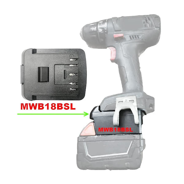 XJ-Adapter Mwb18bsl Til Batteri Til L Batteri Adapter