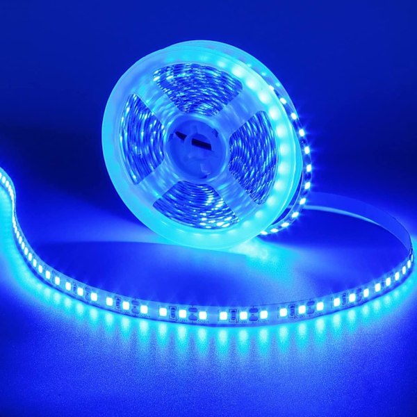 XJ-Kallvit LED-remsa, 16,4 fot/5 m 12 V 6500K SMD5050 300 lysdioder IP65 Vattentät Klippbar Flexibel LED-remsa