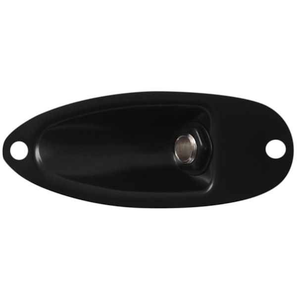 XJ-Båtstil 1/4 Tum Laddad Gitarrutgång Mono Jack Plug Socket Plate För Strat Stratocaster Stil El