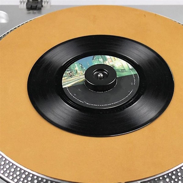 XJ-45 Rpm Adapteri - Alumiini - 7 Tuuman Vinyylilevy Kupoli 45 Adapteri Kultainen