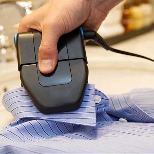 XJ-Sammenklappeligt bærbart strygejern kompakt touchup mini elektrisk strygejern sammenklappeligt rejsestrygejern til dable eliminering af tøjfolder værktøj