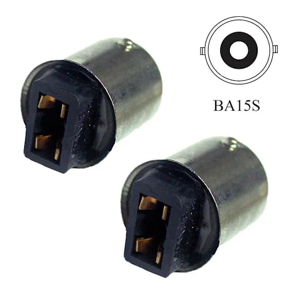2 stk T10 W5w 168 194 til 1156 Ba15s LED-lampe baseadapter transformatoruttak