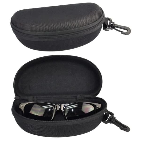 Eyeglass Case with 2 Zippers, Hard Case, Storage Box