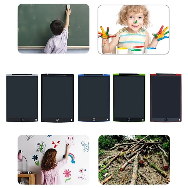 Tukkumyynti 12 tuuman LCD-kirjoitustabletti Digitaalinen piirustustabletti Käsinkirjoitusalustat Kannettava elektroninen tablettilevy erittäin ohut levy