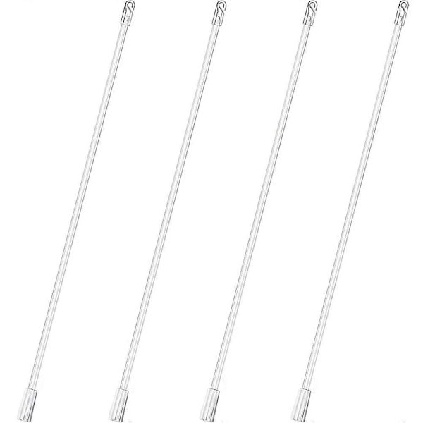 XJ-4 stk. Vertikale persienner Håndtak Stang Blind Stang Kroppsgrep Klar Vinduspersienne Wand Vertikal Persienne Erstatningsdeler (YJD) Hvit