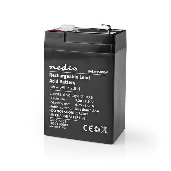 XJ-Ladattava lyijyakku | Lyijyhappo | Ladattavat | 6 V | 4500 mAh