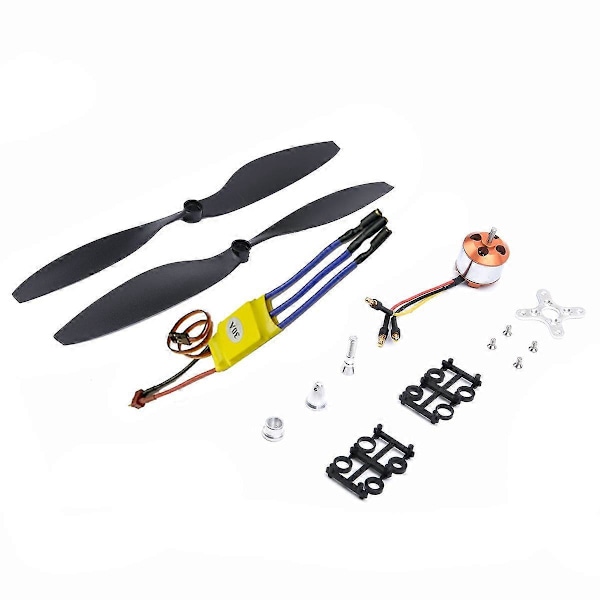 XJ-RC 2212 1000KV Børsteløs Motor + 30A ESC Elektrisk Hastighedsregulator + 1045 Propeller Kit til RC Multikopter