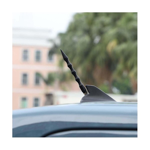 XJ-Bil Takantenne Erstatning For 2022 2023 Fm/am Antenne Tilbehør - 6.1inch Svart