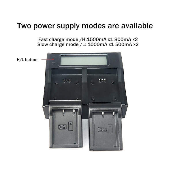 XJ-Np-w126 Batteri Dobbelt Oplader Smart Digital Oplader Til Xt3 X100v Xt200 Xt30 Xa7 Kamera Batteri Ch