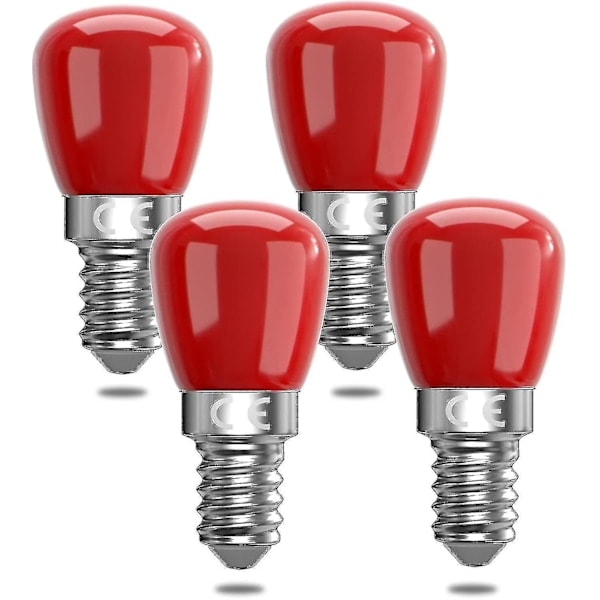 E14 punainen LED-lamppu 3W E14, koristeellinen punainen E14 LED-lamppu, 25W korvaava