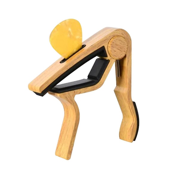 XJ-Ukulele Capo Guitar Capo Justerings Clip Fremragende Metal Plektre Holder