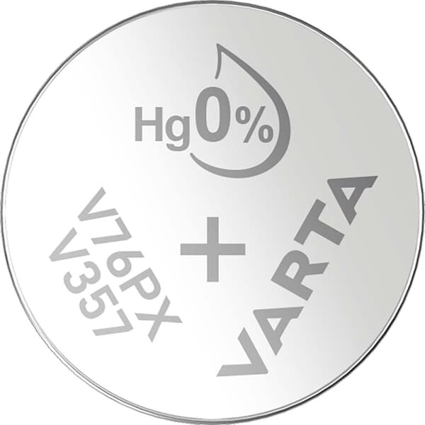 XJ-Hopeaoksidiparisto SR44 | 1,55 V DC | 155 mAh | 1-Läpipainopakkaus | Kello | Hopea