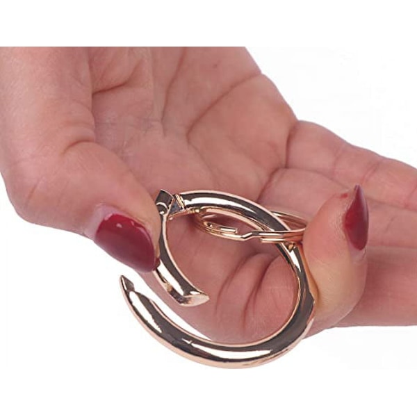XJ-Silikon armbånd med nøkkelring, sirkelarmbånd, gummiarmbånd, rund nøkkelringholder