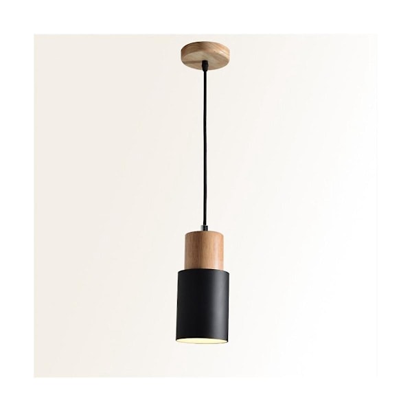 Liten Lysekrone Sylindrisk Lysekrone Macaron Lysekrone Skjerm Nordisk Taklampe, hvit (uten