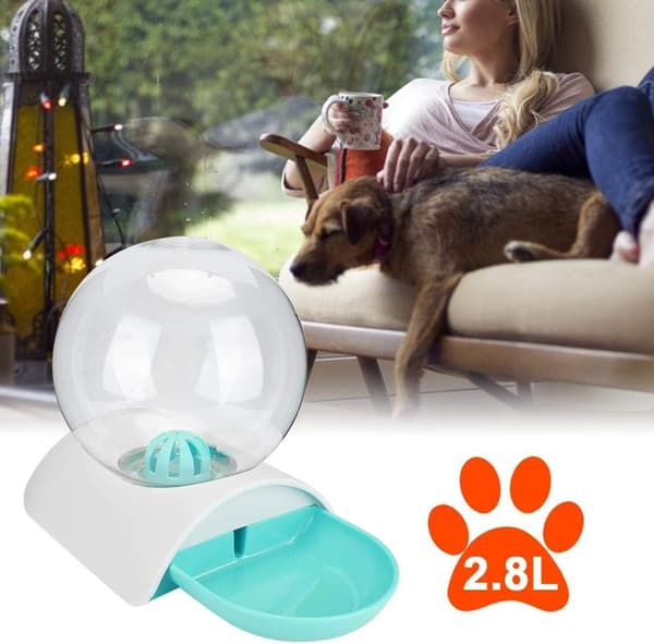 Kattfontän, Plastbubbla Husdjursvattenmatningskopp Automatisk Hög