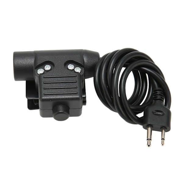 XJ-MH U94 PTT-adapter Förstärkt PU-kabel Push-to-Talk Militär adapterkabel med 2-stiftskontakt för Vertex för ICOM-radio